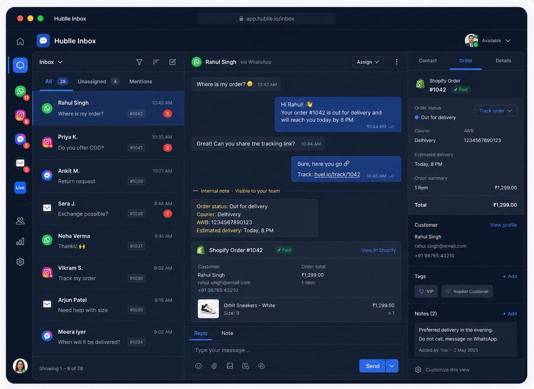 Every Channel. One Inbox. mockup